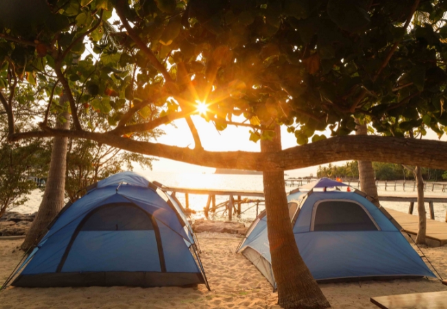 Trải nghiệm camping với lịch trình cắm trại Phú Quốc 2N1Đ